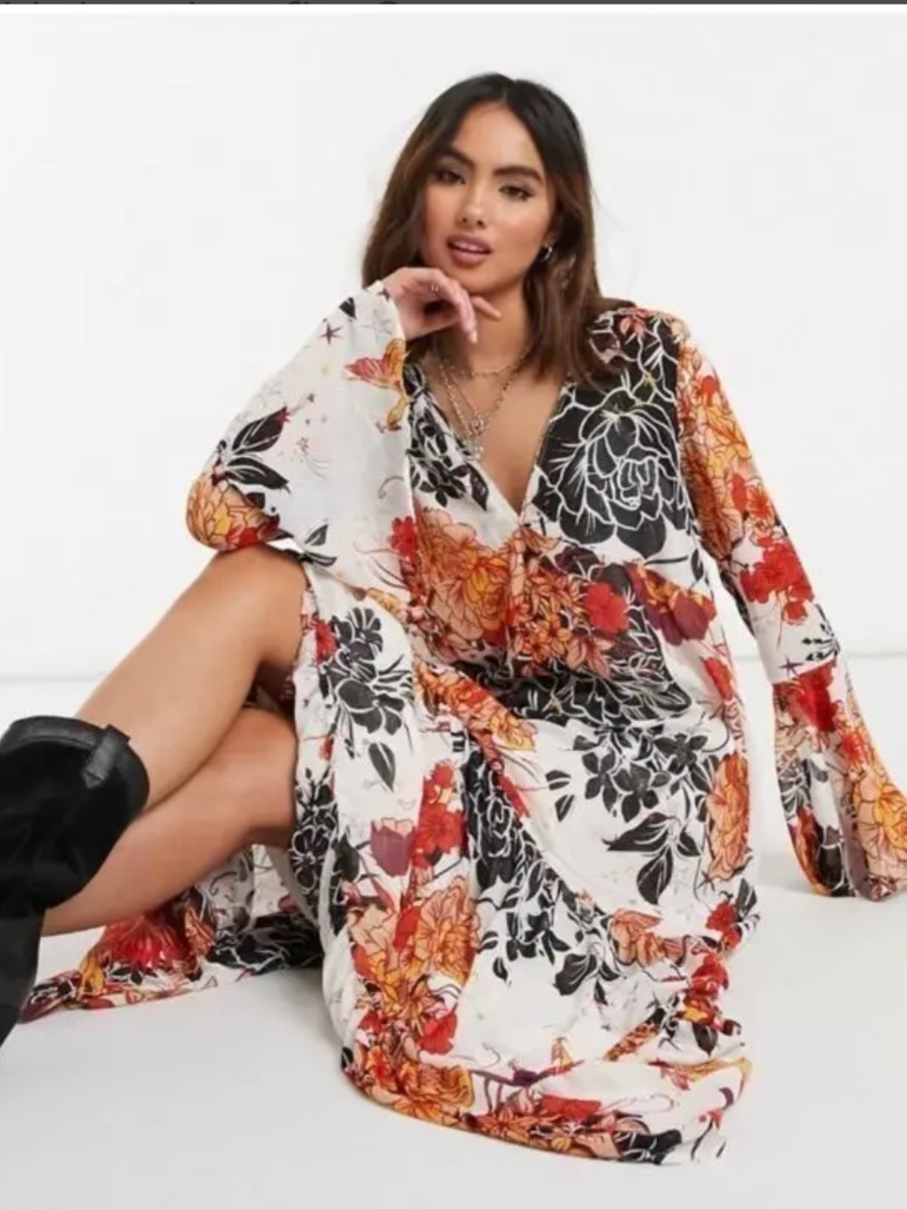 Free People Moroccan Roll Maxi Dress - Picture 3 of 16